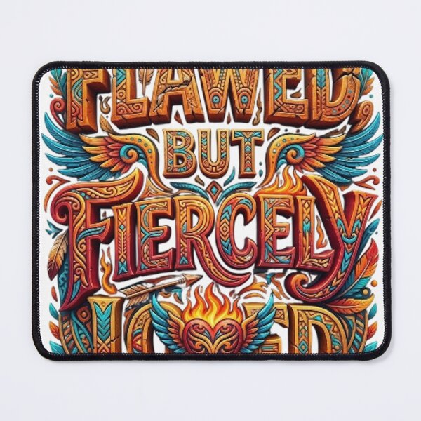 Item preview, FLAWED BUT FIERCELY LOVED designed and sold by likbatonboot.