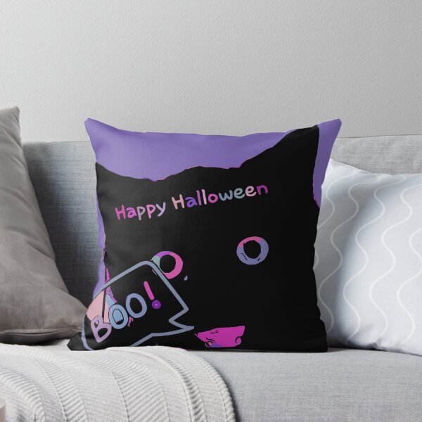 Item preview, Black cat with Spooky Holloween message designed and sold by NC NatureVisions.