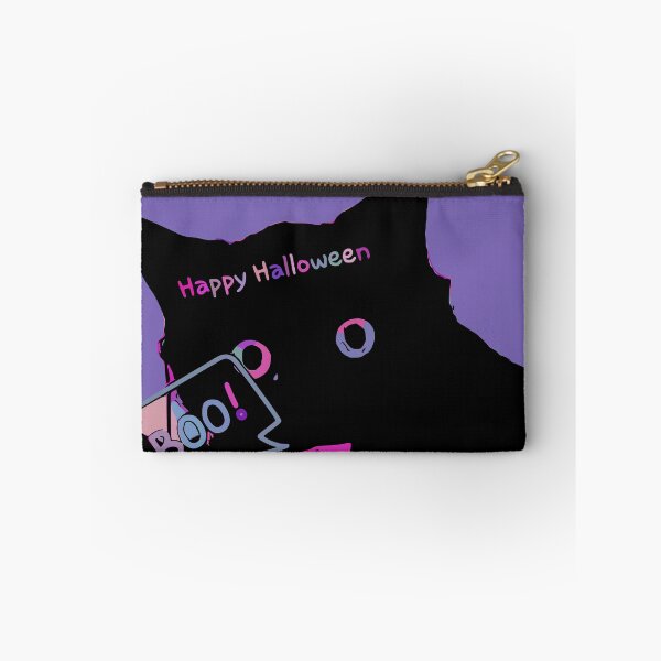 Item preview, Black cat with Spooky Holloween message designed and sold by NC NatureVisions.