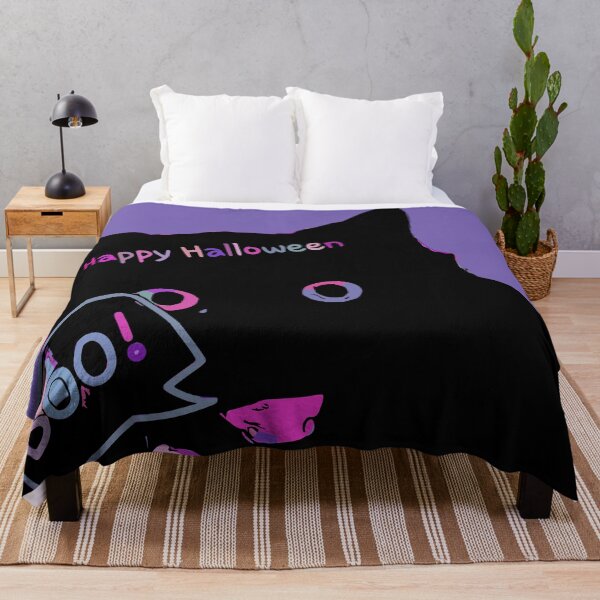 Item preview, Black cat with Spooky Holloween message designed and sold by NC NatureVisions.