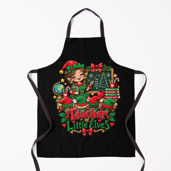 Item preview, Teacher of Little Elves Shirt, Cute Christmas Elf Teacher Tee, Elementary Teacher Gift, Funny Classroom Holiday Shirt designed and sold by PRINYOS.