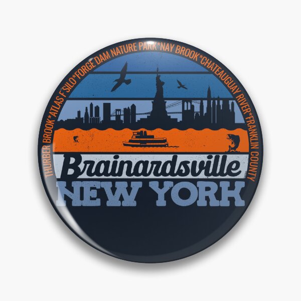 Item preview, Brainardsville New York Sunset Retro Vintage Local Pride Logo designed and sold by CRHPOD20.