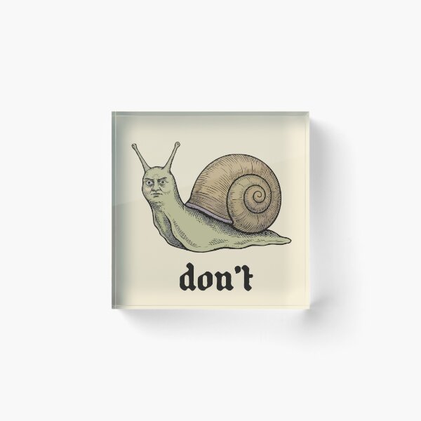 Item preview, Human Face Snail Don't designed and sold by Gkinoki.