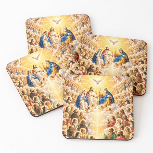 Item preview, All Saints’ Day Heavenly Glory | Catholic Communion of Saints Art designed and sold by DigitalChickHub.