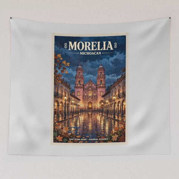Item preview, Mexico — Morelia — Cathedral of Golden Light designed and sold by DibujandoPorfa.