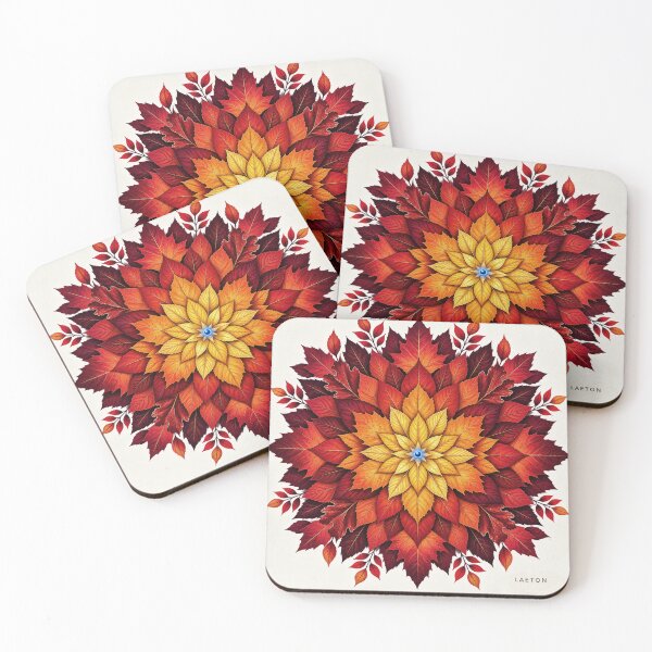 Item preview, Autumn Leaf Mandala designed and sold by Laeton Designs.