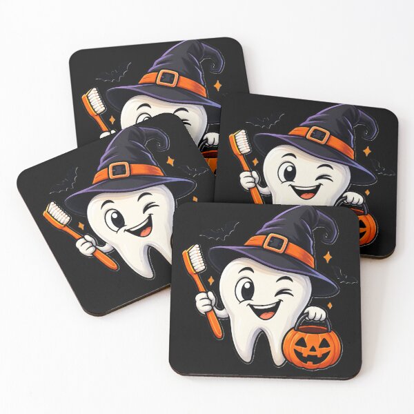Item preview, Dentist Dental Halloween a Tooth with a Toothbrush designed and sold by COOL CAP.
