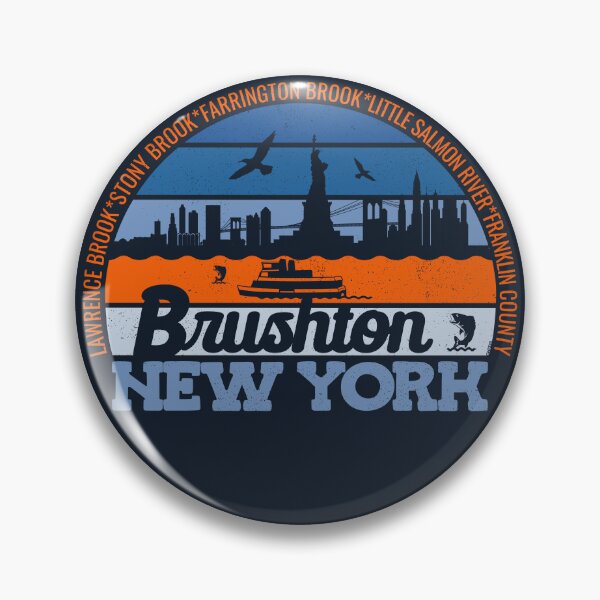 Item preview, Brushton New York Sunset Retro Vintage Local Pride Logo designed and sold by CRHPOD20.