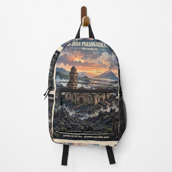 Item preview, Mexico — Paricutín — Cathedral Beneath the Lava designed and sold by DibujandoPorfa.