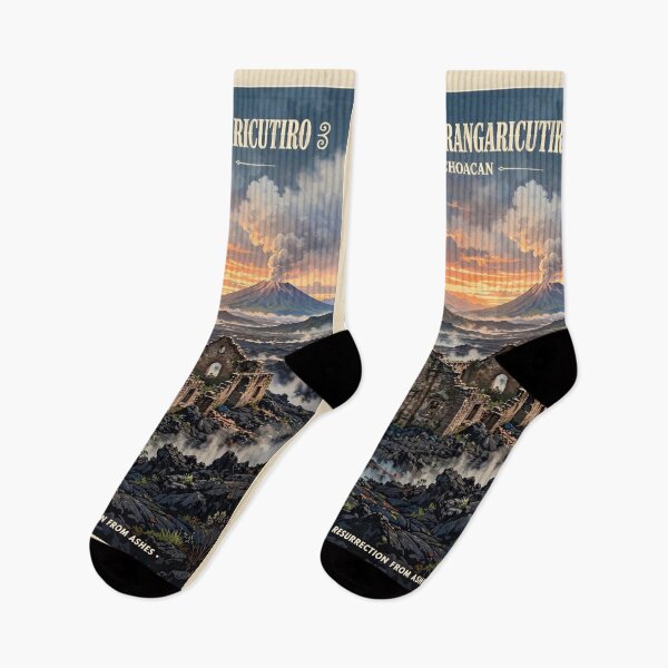 Item preview, Mexico — Paricutín — Cathedral Beneath the Lava designed and sold by DibujandoPorfa.