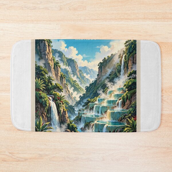 Item preview, Mexico — Grutas de Tolantongo — Turquoise Mountain Paradise designed and sold by DibujandoPorfa.