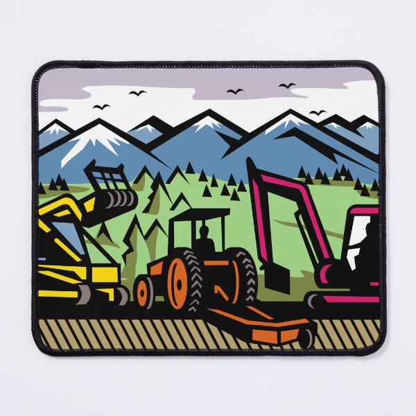 Item preview, Tree Mulching Bush Hogging Excavation Services With Mountains WP designed and sold by patrimonio.