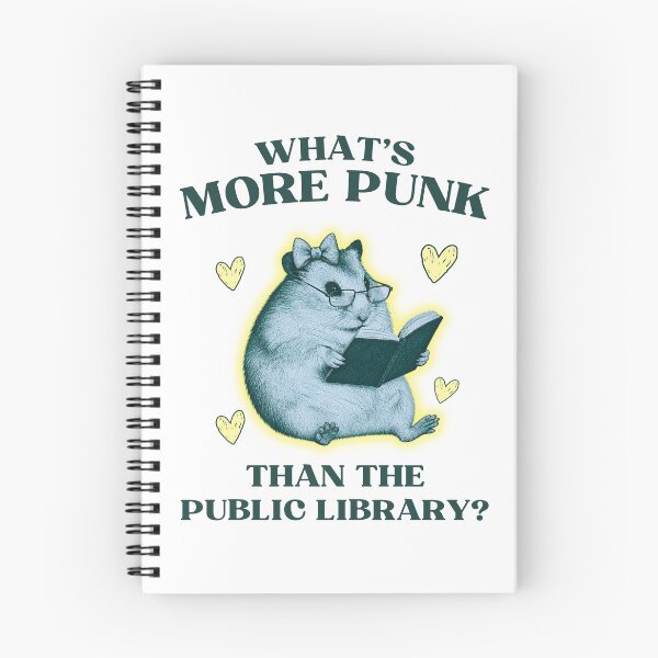Item preview, What's More Punk Than The Public Library designed and sold by BelkaMed.