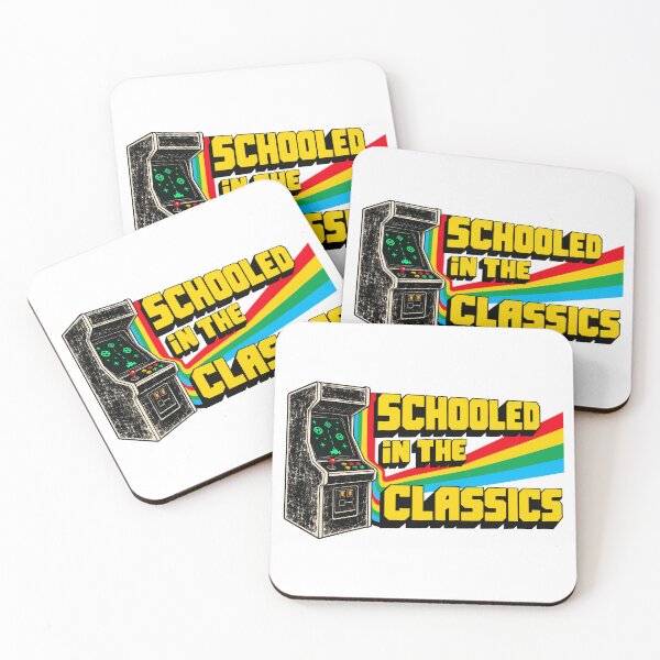 Item preview, Schooled in the Classics - Retro Arcade Gaming designed and sold by Grove of Things.