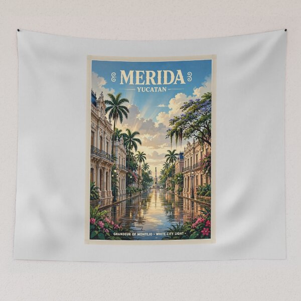 Item preview, Mexico — Paseo de Montejo — The Avenue of Elegance designed and sold by DibujandoPorfa.