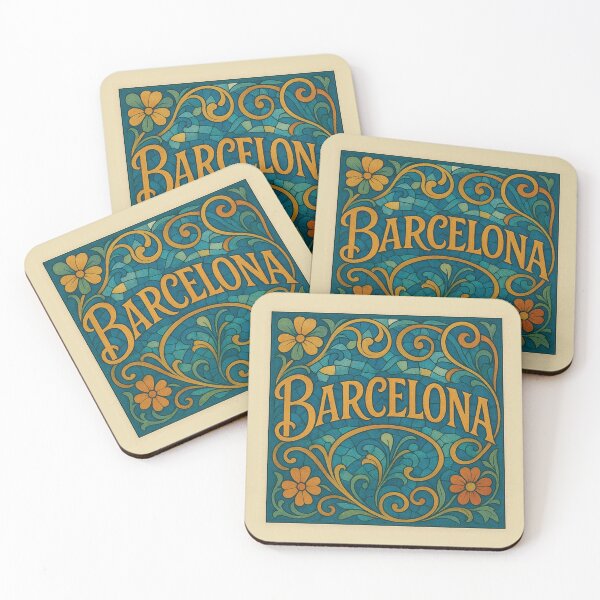 Item preview, Barcelona - Porteño Fileteado designed and sold by itsmarsdesigns.