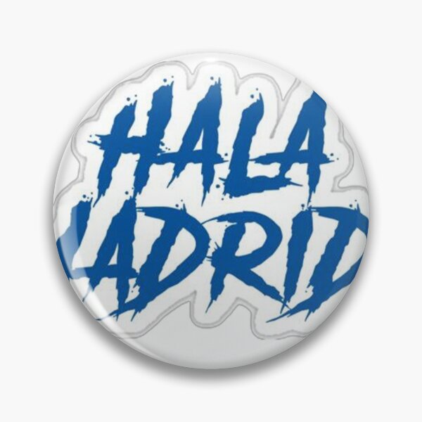 Item preview, Hala Madrid Blue Paint Brush Chant designed and sold by Sami Youmour.