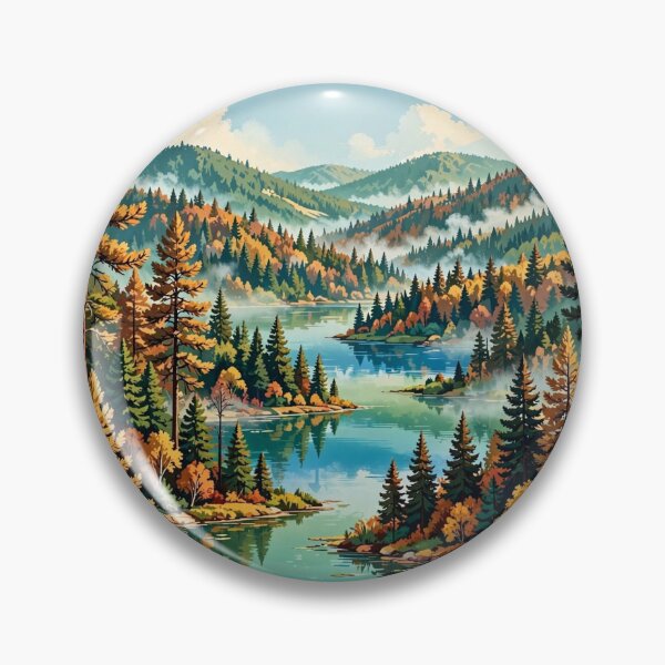Item preview, Mexico — Montebello Lakes — Mirrors of the Forest designed and sold by DibujandoPorfa.