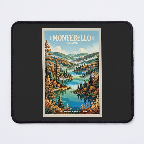 Item preview, Mexico — Montebello Lakes — Mirrors of the Forest designed and sold by DibujandoPorfa.