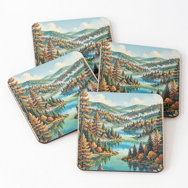 Item preview, Mexico — Montebello Lakes — Mirrors of the Forest designed and sold by DibujandoPorfa.