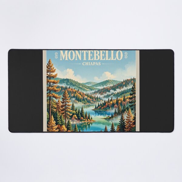 Item preview, Mexico — Montebello Lakes — Mirrors of the Forest designed and sold by DibujandoPorfa.