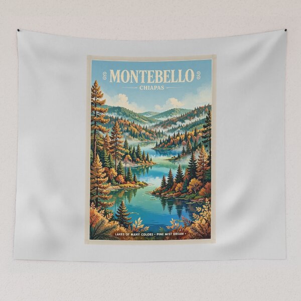 Item preview, Mexico — Montebello Lakes — Mirrors of the Forest designed and sold by DibujandoPorfa.