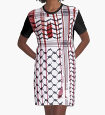 PALESTINE Graphic T-Shirt Dress