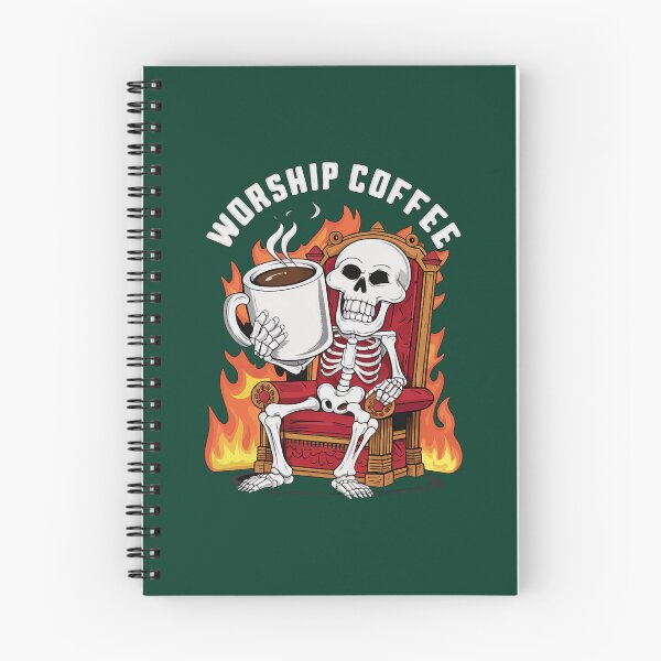 Item preview, Funny Worship Coffee Skeleton  designed and sold by ONTCdesign.