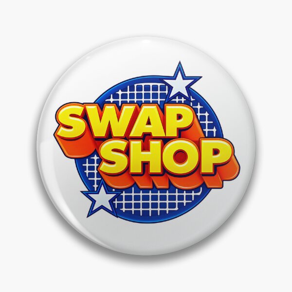 Item preview, Swap Shop Inspired Retro T-Shirt | 80s British TV Nostalgia Graphic Tee | Vintage Childhood Fan Gift designed and sold by GarnerSupplyCo.
