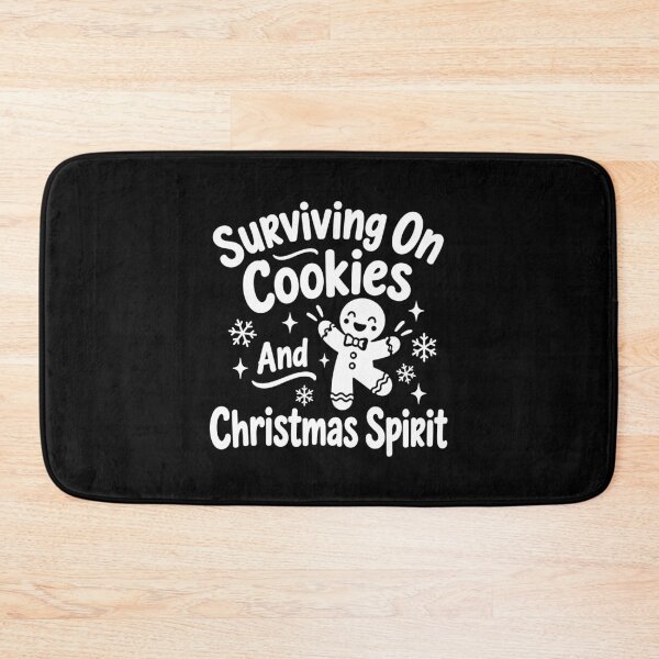 Artikelvorschau, Surviving On Cookies And Christmas Spirit Holiday Season Gingerbread Celebration entworfen und verkauft von sportfantees.