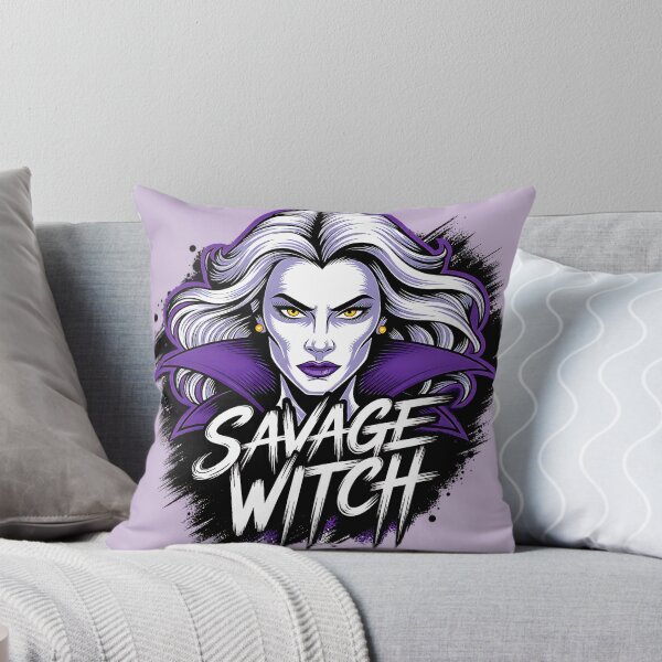 Artikelvorschau, Savage Witch – Fierce Halloween Witch Sticker & Shirt entworfen und verkauft von monolithstudio.
