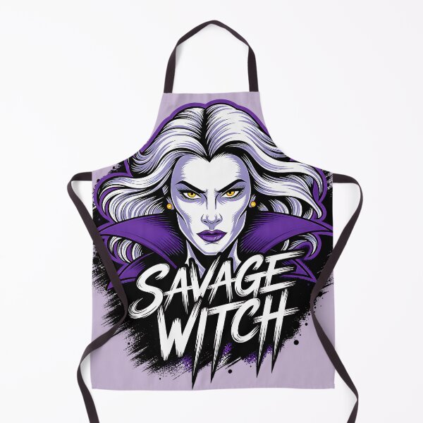 Item preview, Savage Witch – Fierce Halloween Witch Sticker & Shirt designed and sold by monolithstudio.