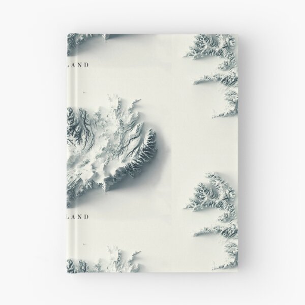 Item preview, Iceland Shaded Relief Map 3D digitally rendered designed and sold by ThinkAboutMaps.