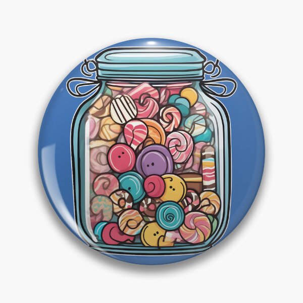 Item preview, Candy Jar - Colorful Sweets Kawaii Candy Art designed and sold by Jackson-Will.
