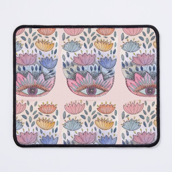 Item preview, Lotus Eye, sticker, pouch designed and sold by VoilaNoir.