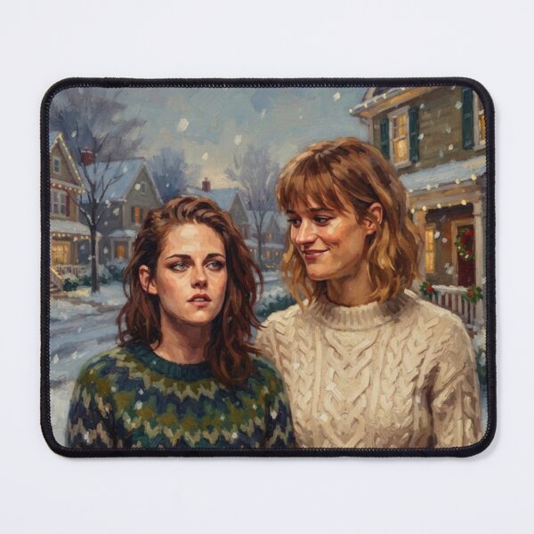 Item preview, Happiest Season Holiday Romance Fine Art Tribute designed and sold by Art's Diner.