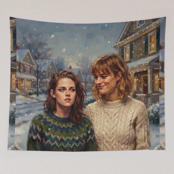 Item preview, Happiest Season Holiday Romance Fine Art Tribute designed and sold by Art's Diner.
