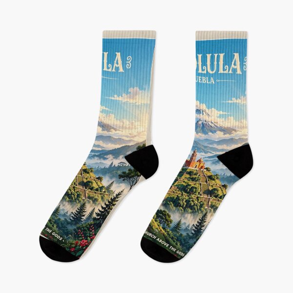 Item preview, Mexico — Cholula — Pyramid Beneath the Volcano designed and sold by DibujandoPorfa.