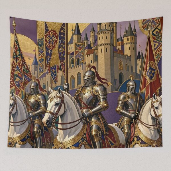 Item preview, Medieval Knights Art designed and sold by TheDarkWardrobe.