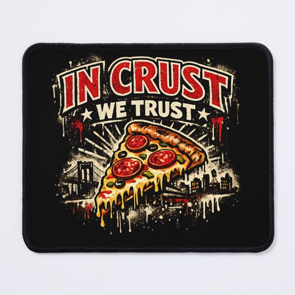 Item preview, In Crust We Trust – Pizza Street Art designed and sold by FilBlue.