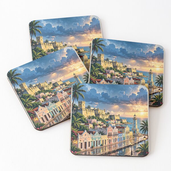 Item preview, Mexico — Campeche — The City Behind the Walls designed and sold by DibujandoPorfa.