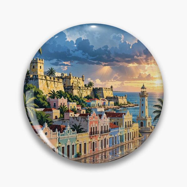 Item preview, Mexico — Campeche — The City Behind the Walls designed and sold by DibujandoPorfa.