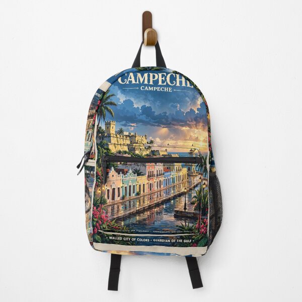 Item preview, Mexico — Campeche — The City Behind the Walls designed and sold by DibujandoPorfa.