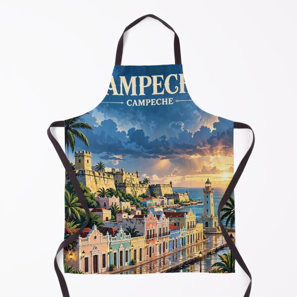 Item preview, Mexico — Campeche — The City Behind the Walls designed and sold by DibujandoPorfa.