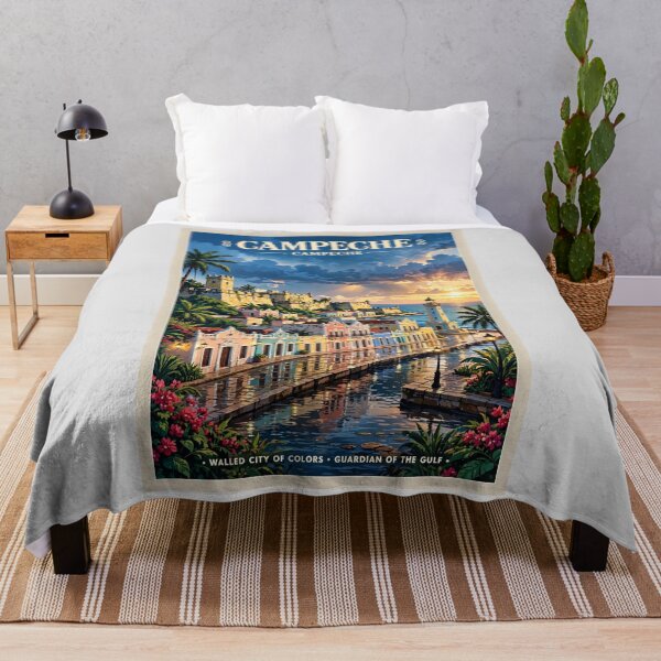 Item preview, Mexico — Campeche — The City Behind the Walls designed and sold by DibujandoPorfa.