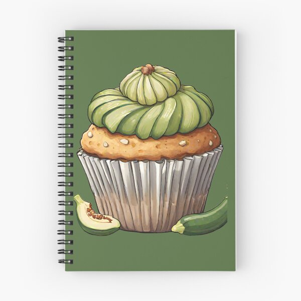 Item preview, Zucchini Muffin - Green Frosting Bakery Treat designed and sold by Jackson-Will.