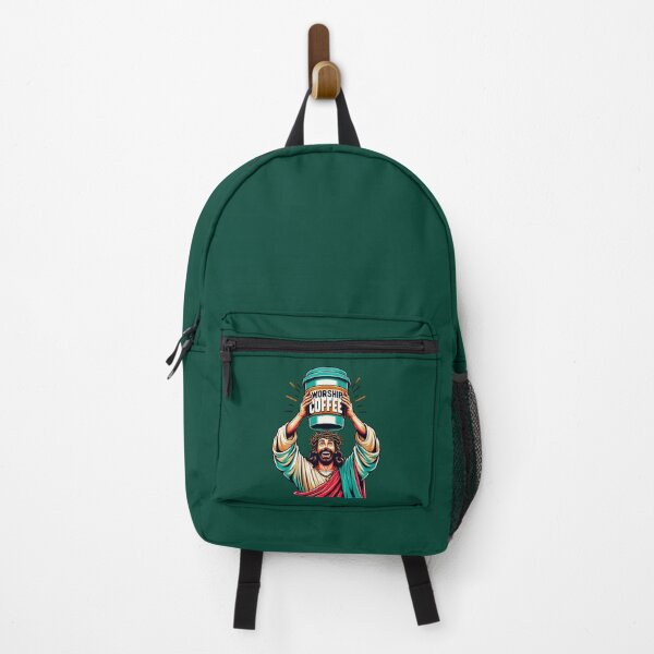 Item preview, Divine Brew Enthusiast - Funny Jesus Coffee Worship Illustration Active designed and sold by MarbetVillage.