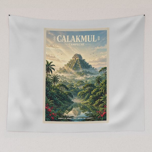 Item preview, Mexico — Calakmul — The Lost City of the Emerald Jungle designed and sold by DibujandoPorfa.
