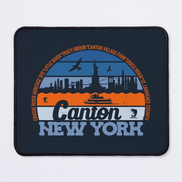 Item preview, Canton New York Sunset Retro Vintage Local Pride Logo designed and sold by CRHPOD20.