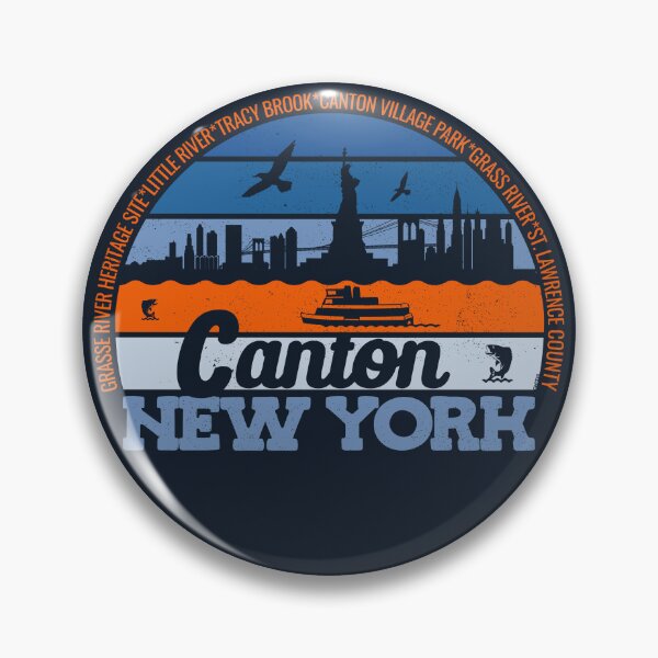 Artikelvorschau, Canton New York Sunset Retro Vintage Lokalstolz Logo entworfen und verkauft von CRHPOD20.